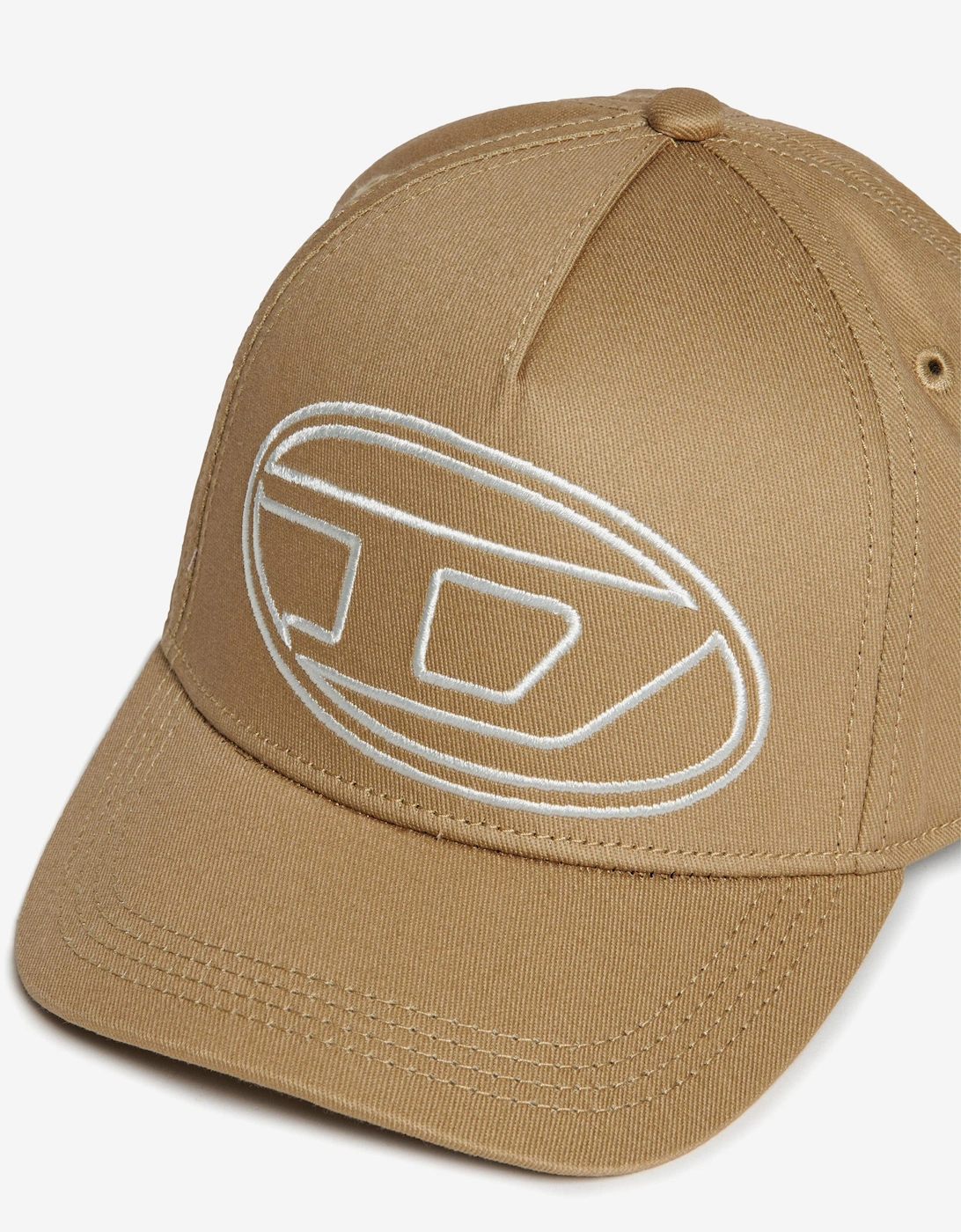 Boys Oval D Cap in Beige