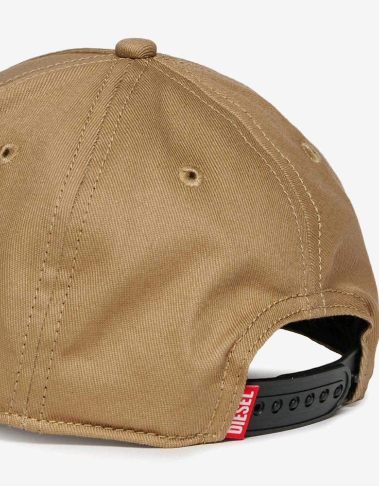 Boys Oval D Cap in Beige