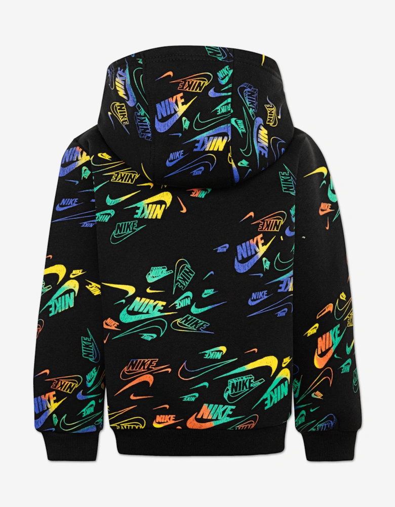 Boys NSW AOP Reveal Hoodie in Black
