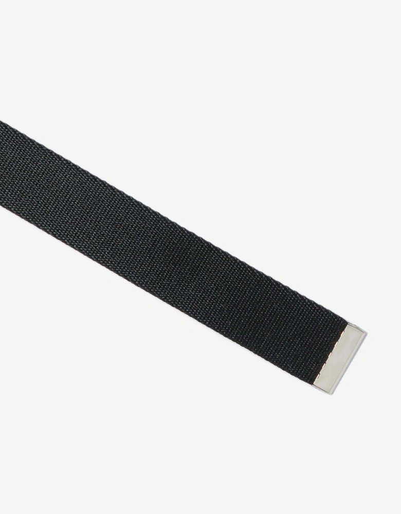 Boys Oval D Buckle Belt in Black