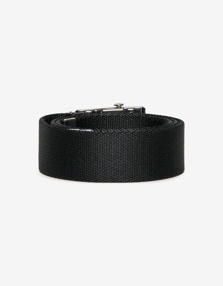 Boys Oval D Buckle Belt in Black