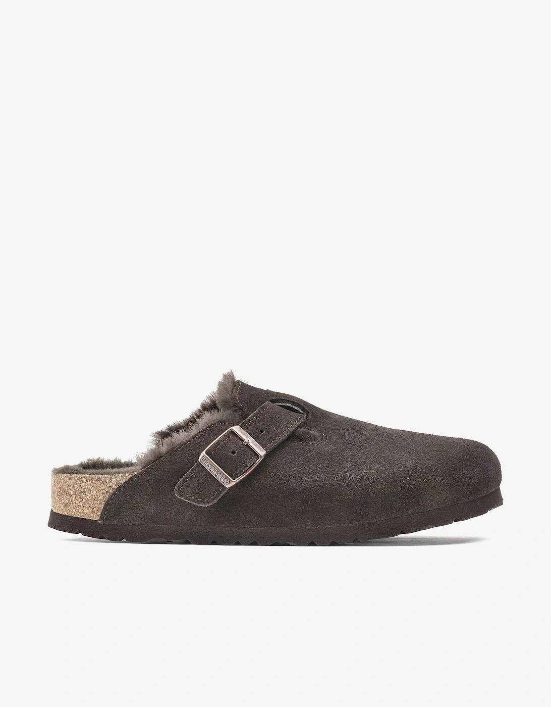 Girl's BIRKENSTOCK Boston Shearling Clogs in Brown - Size: 2.5 (older)