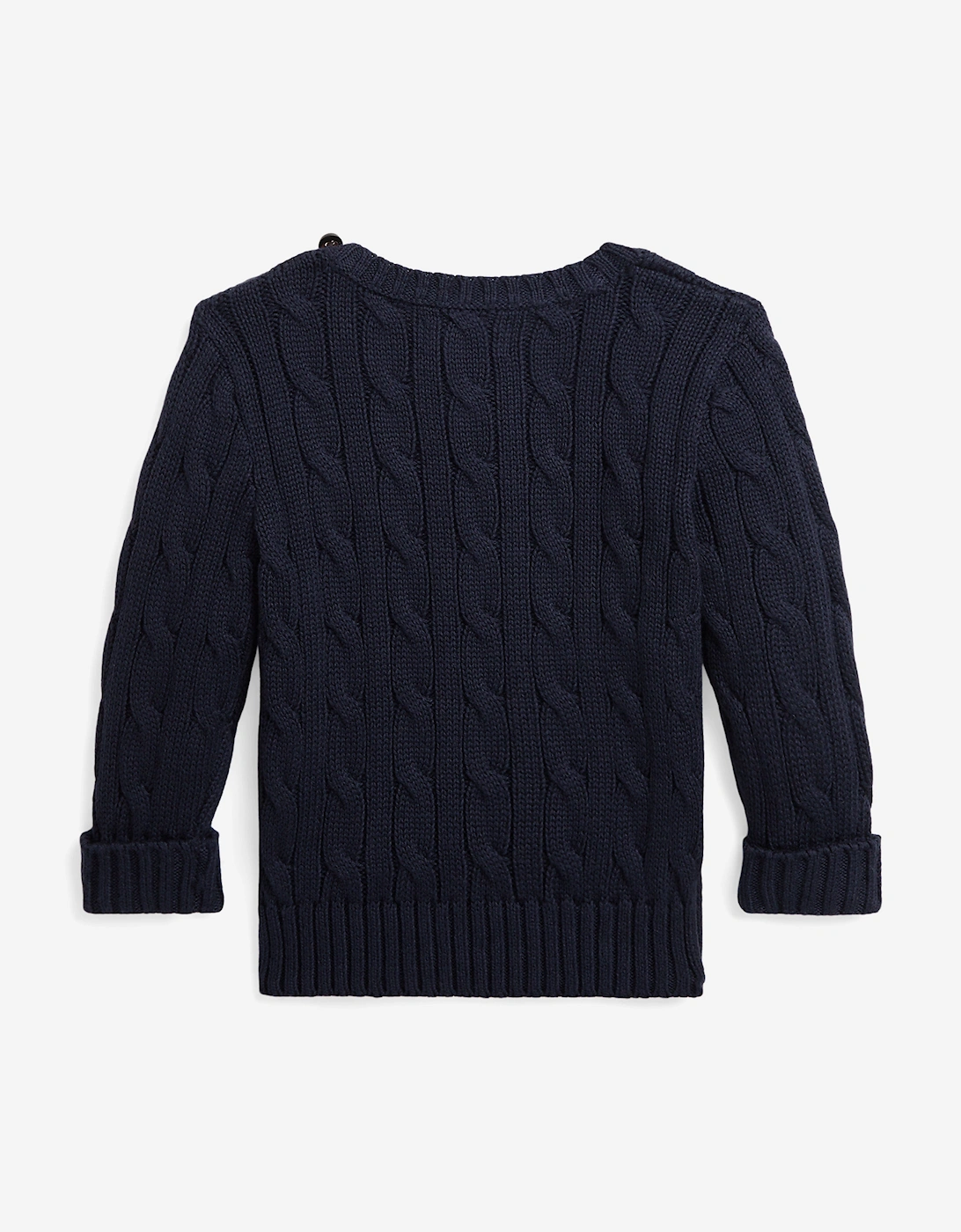 Baby Boys Cable Knit Jumper in Navy