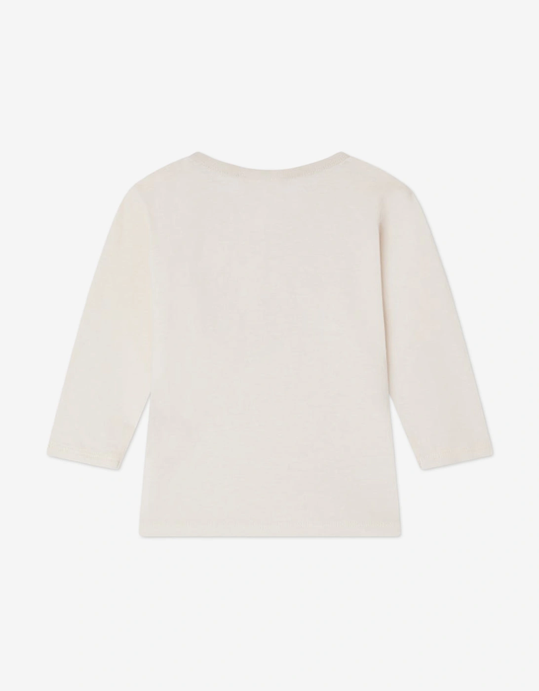 Baby Long Sleeve Tahsin T-Shirt in Ivory