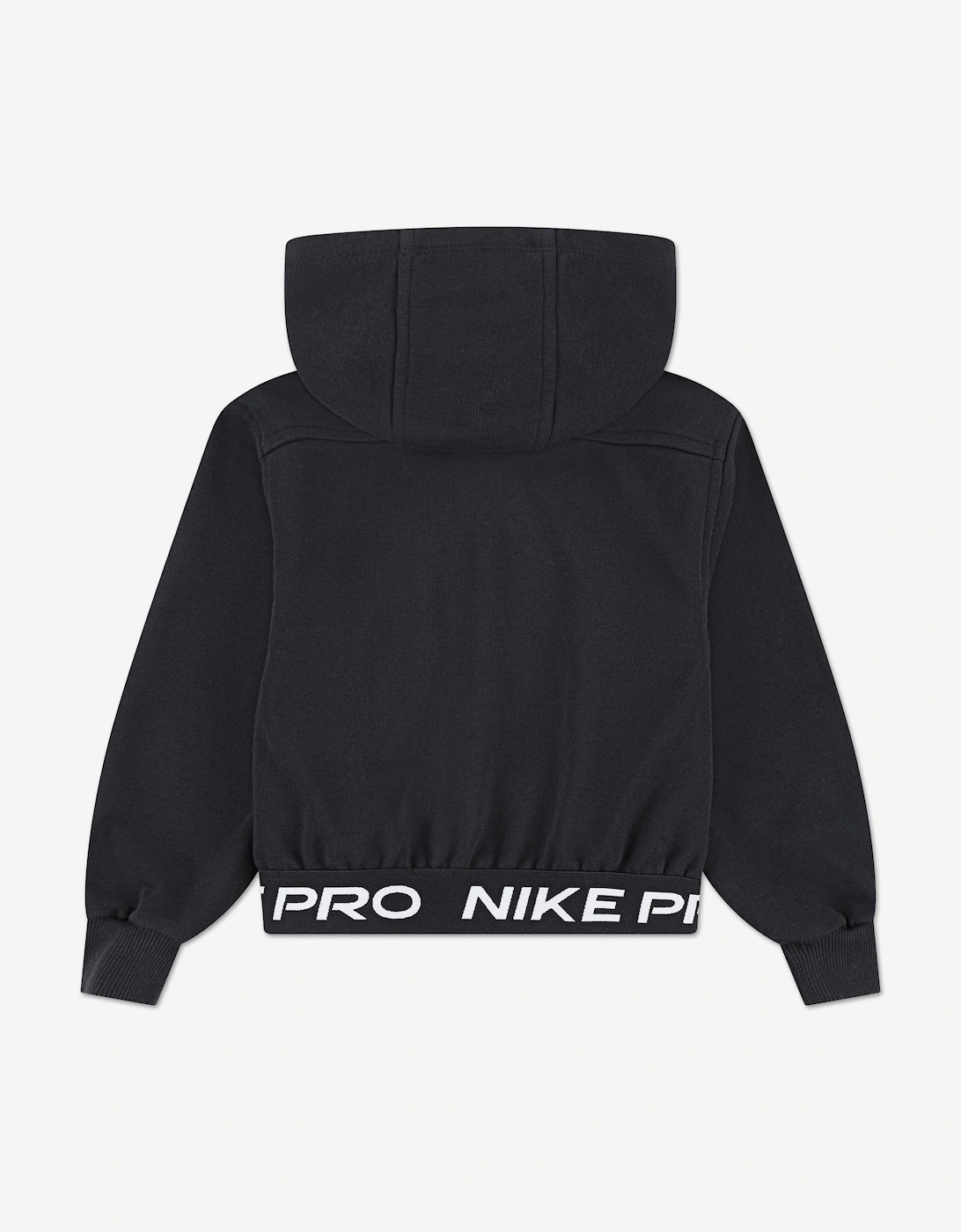 Girls NP Essentials Zip Up Top in Black
