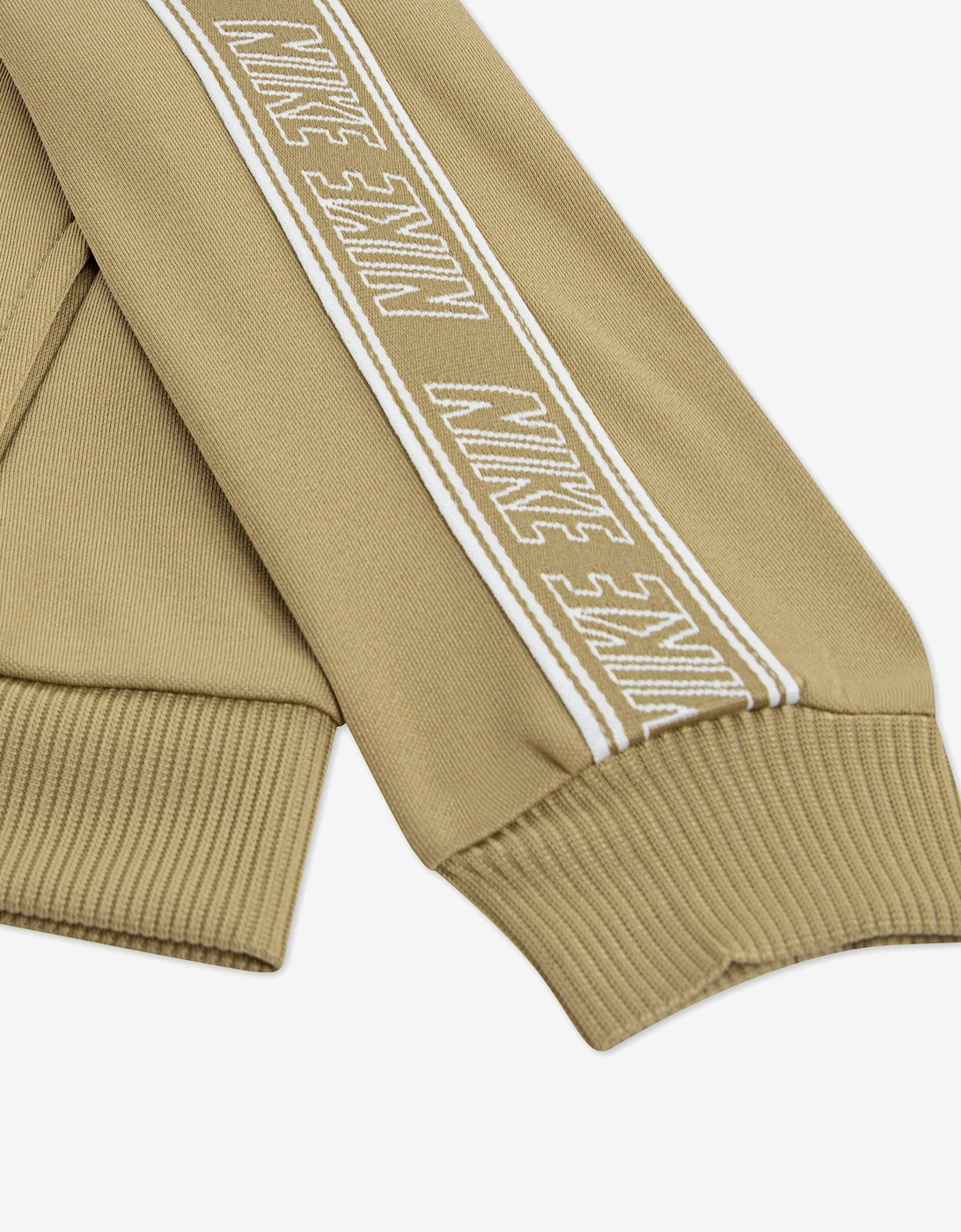 Kids Hooded FZ Propus Taping Tracksuit in Beige