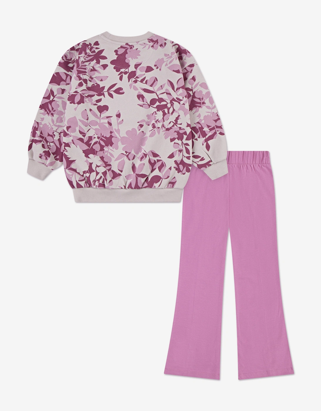 Girls Floral Camo Legging Set in Pink
