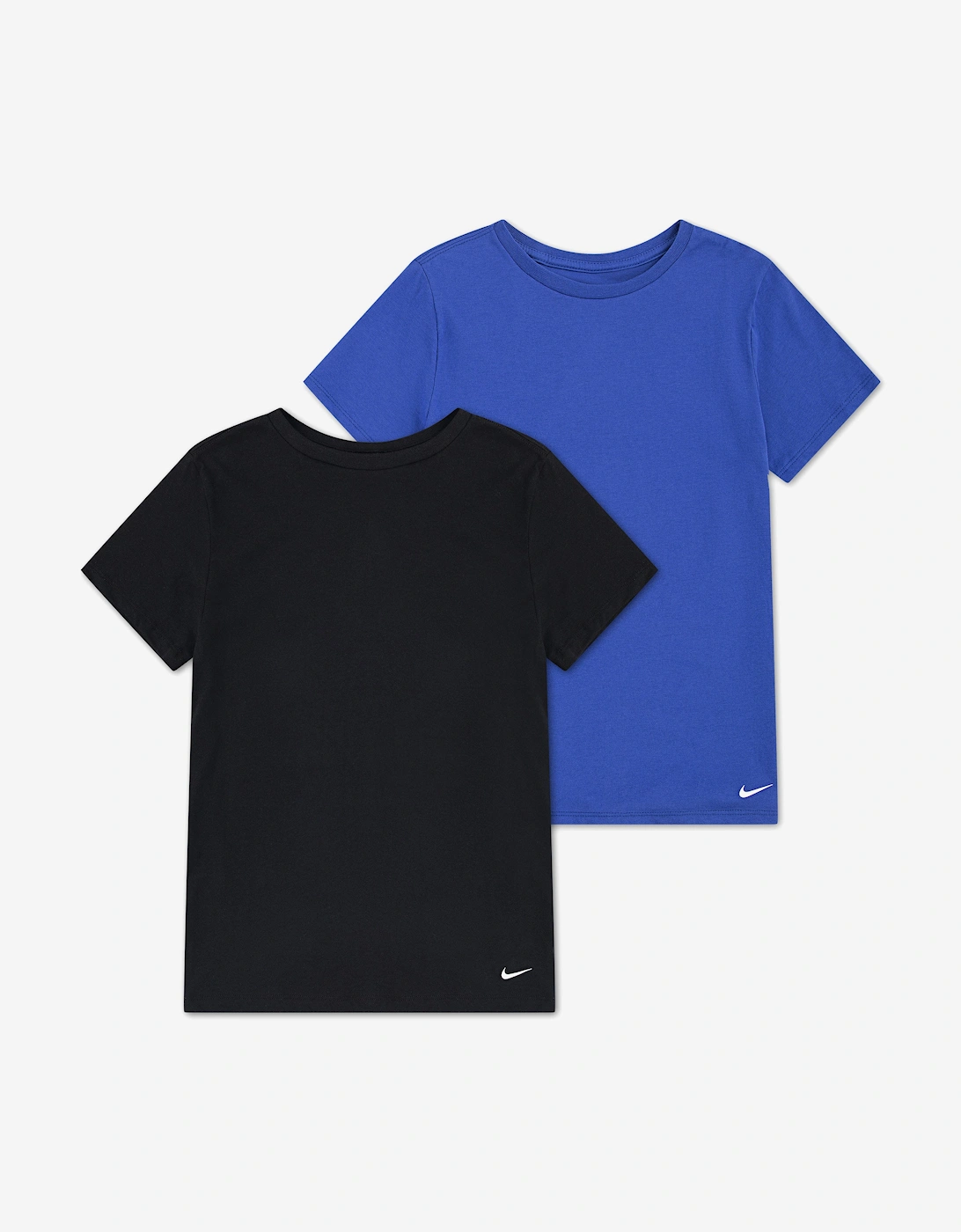 Kids 2 Pack Crew T-Shirt Set in Blue, 6 of 5
