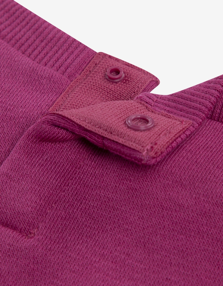 Girls Essentials AOP Trouser Set in Purple