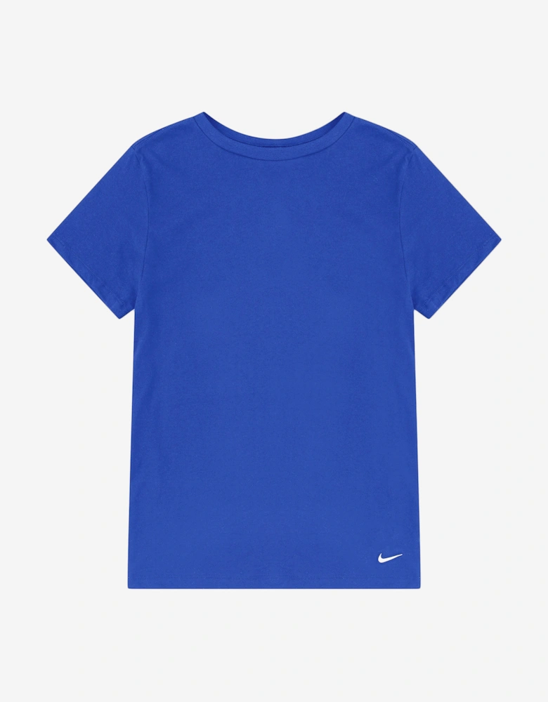 Kids 2 Pack Crew T-Shirt Set in Blue