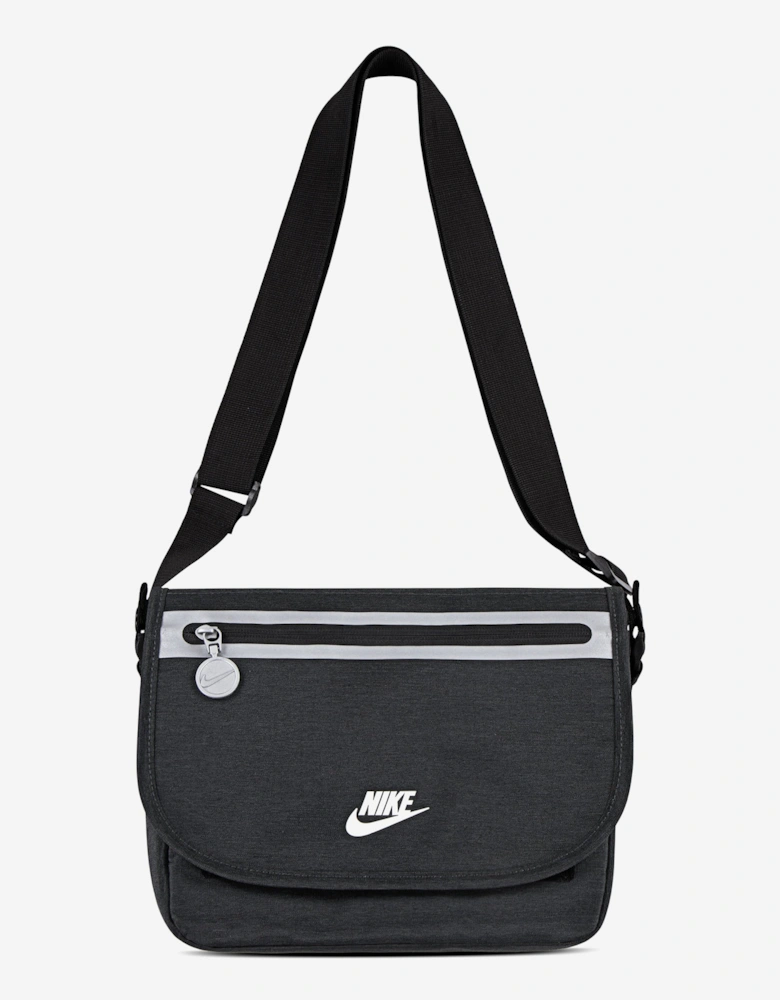 Kids Futura Messenger Lunch Bag in Black (27.5cm)