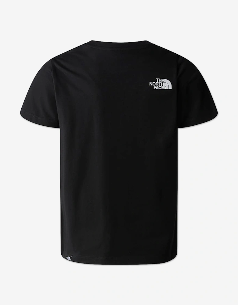 Kids Simple Dome T-Shirt in Black