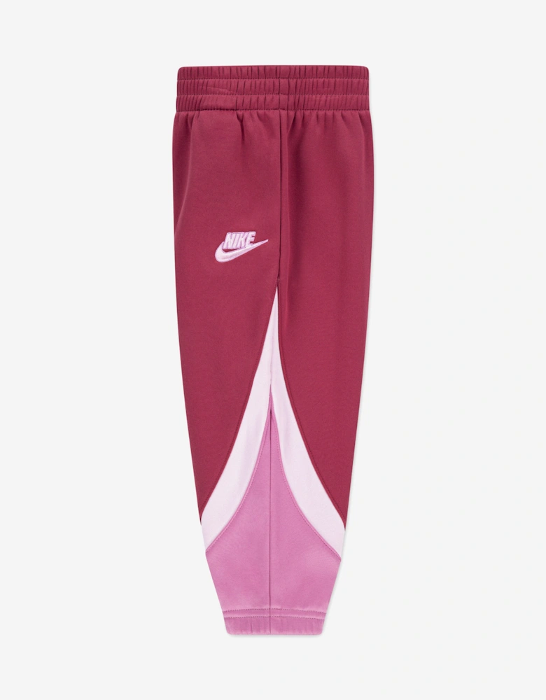 Girls Propus Colourblock Tracksuit in Pink