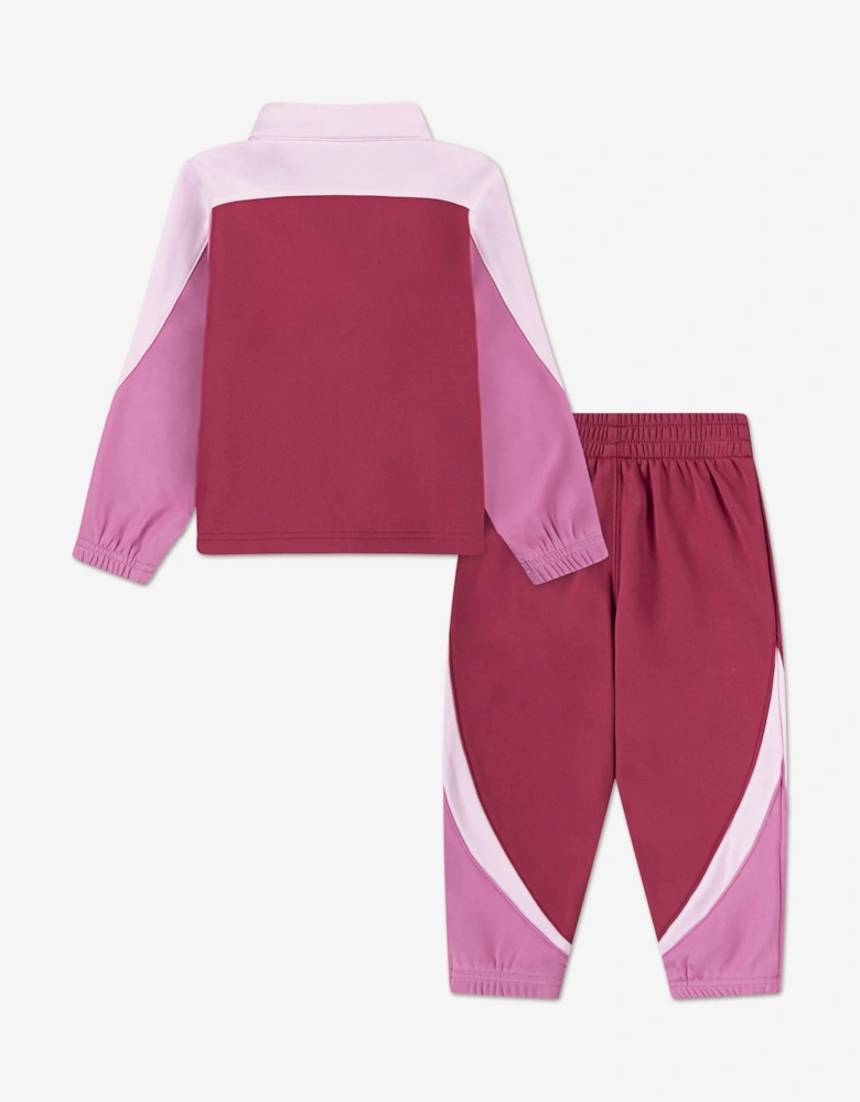 Girls Propus Colourblock Tracksuit in Pink
