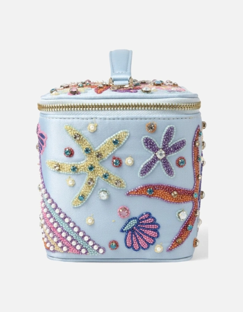 Selene Vanity Blue Makeup Bag