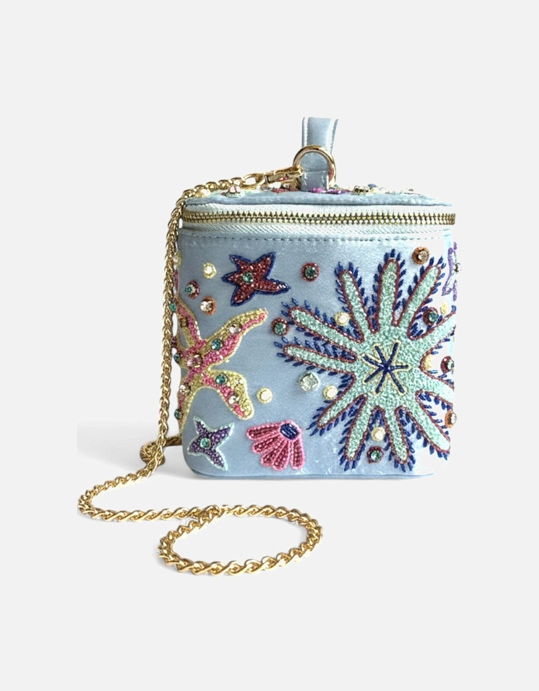 Selene Vanity Blue Makeup Bag