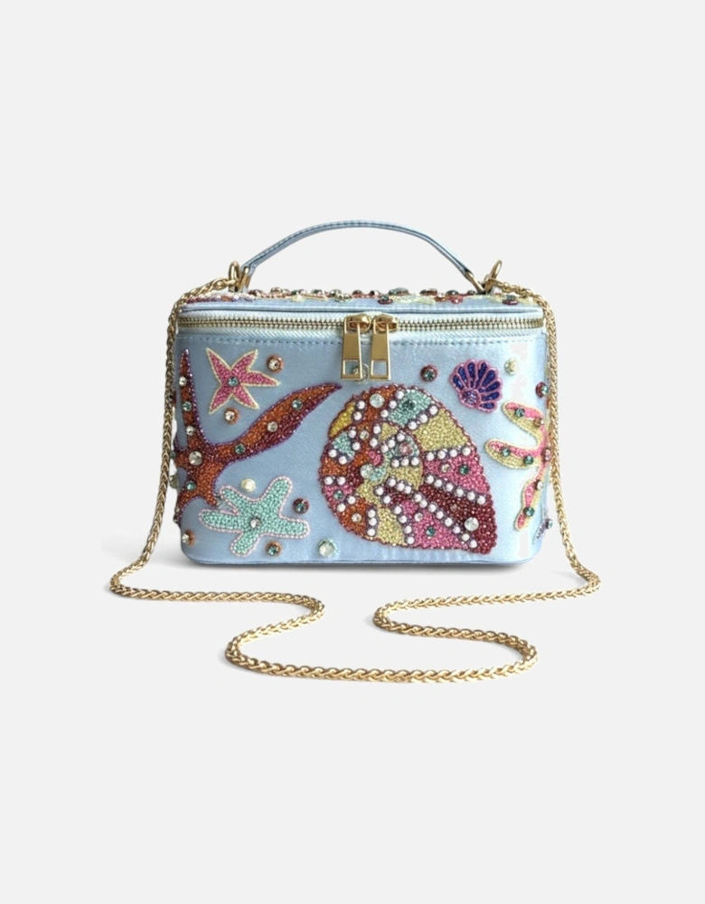 Selene Vanity Blue Makeup Bag