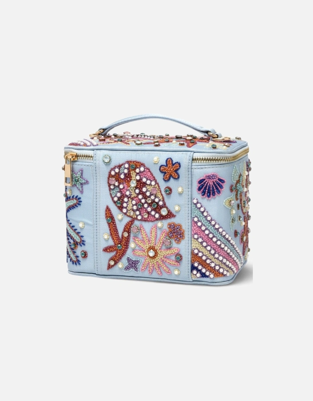 Selene Vanity Blue Makeup Bag