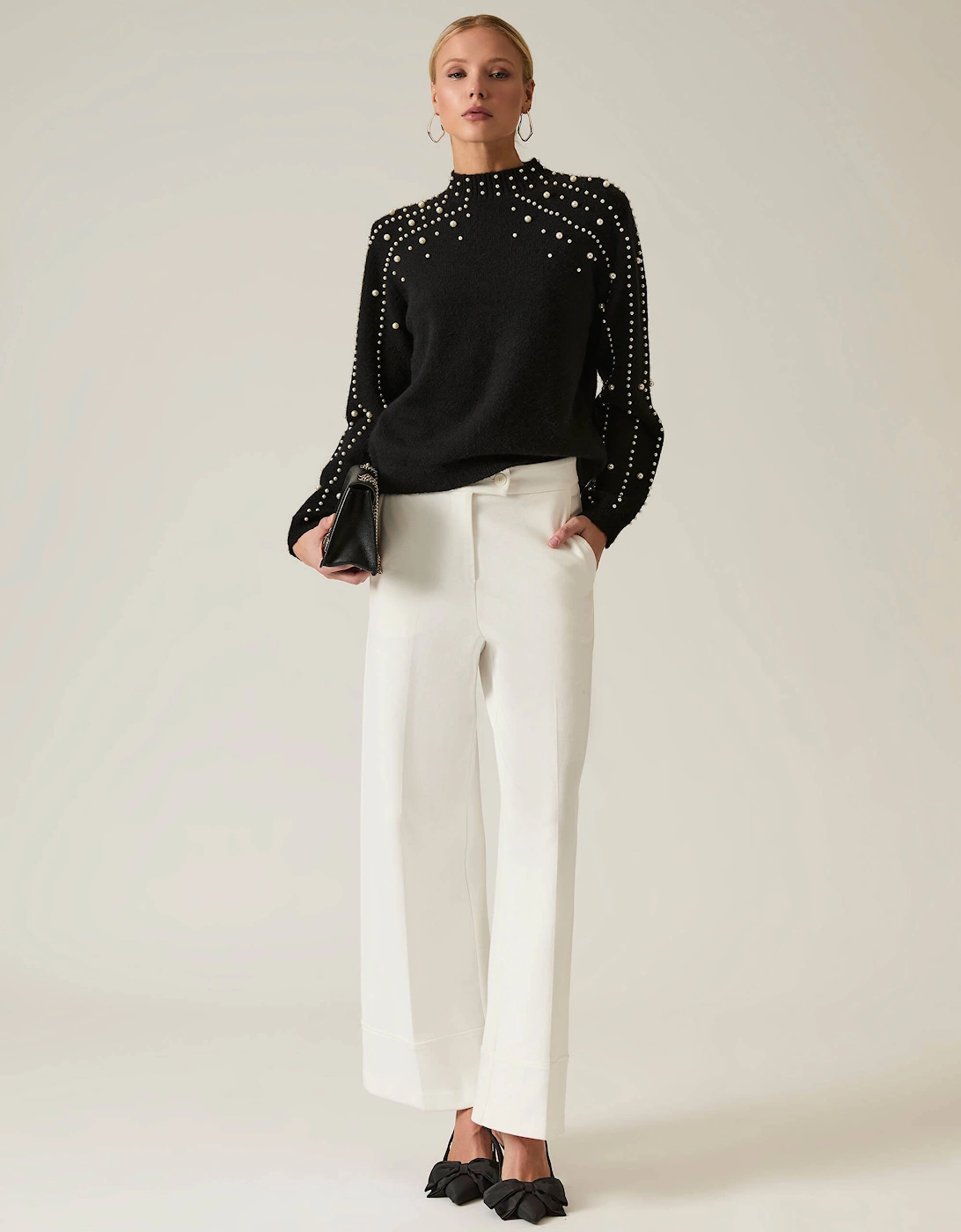 Black Pearl Sleeve Jumper