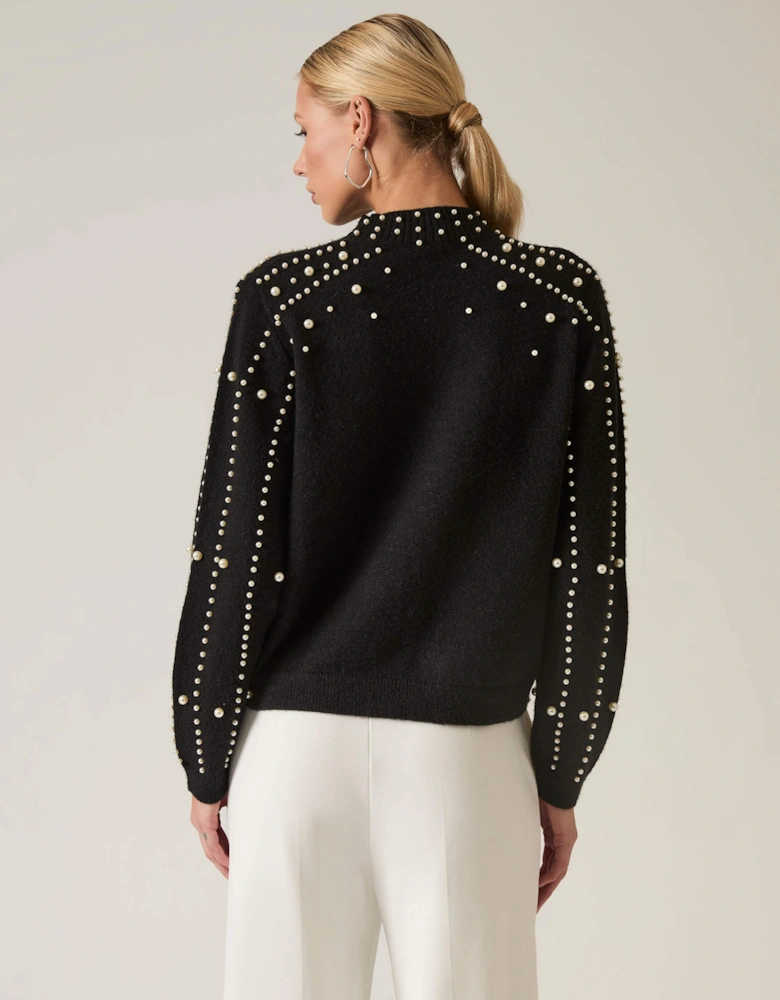 Black Pearl Sleeve Jumper