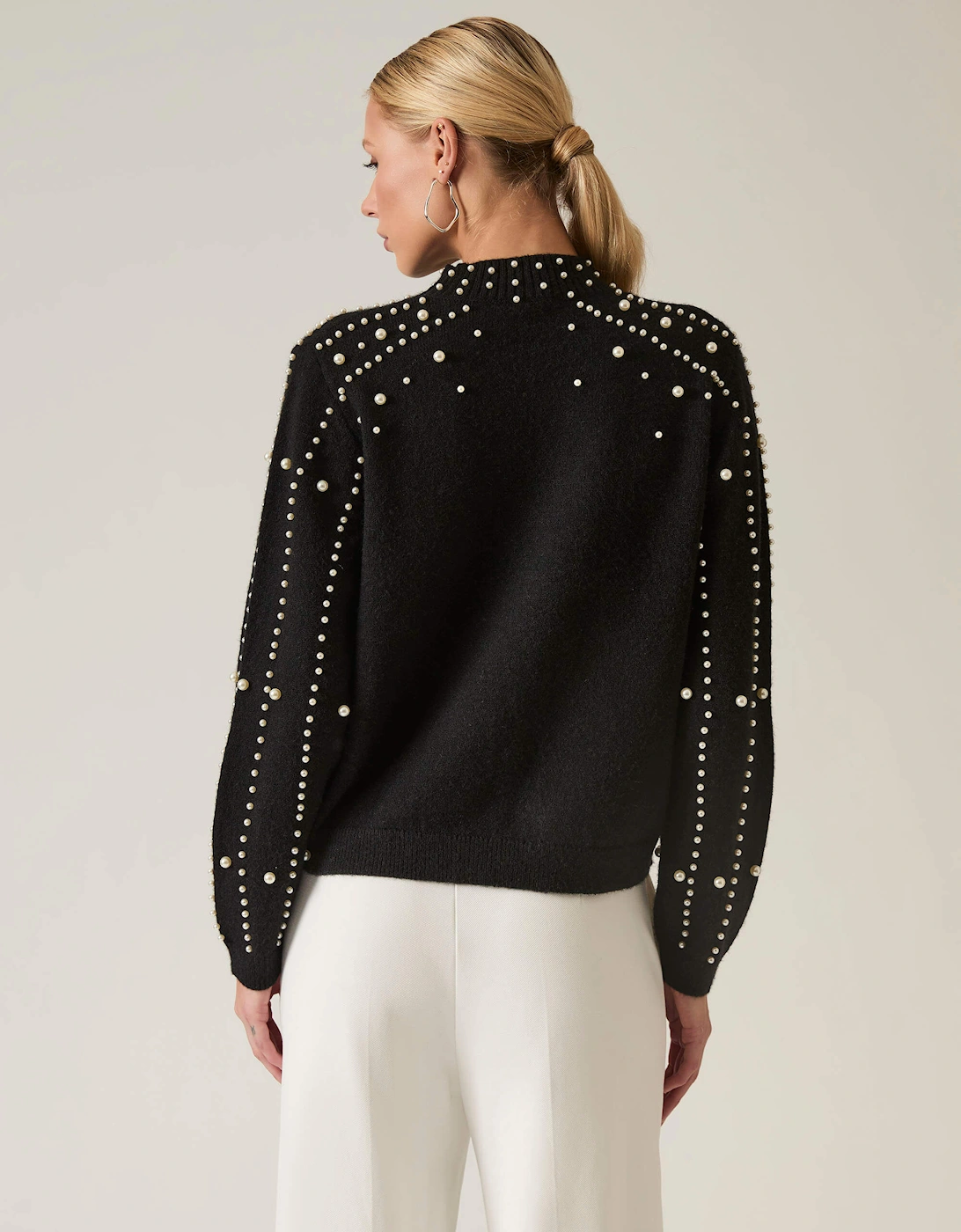 Black Pearl Sleeve Jumper