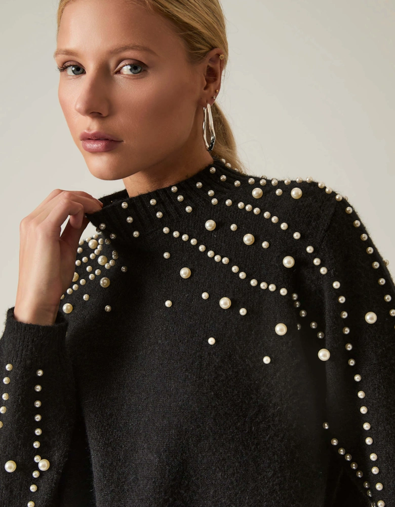 Black Pearl Sleeve Jumper