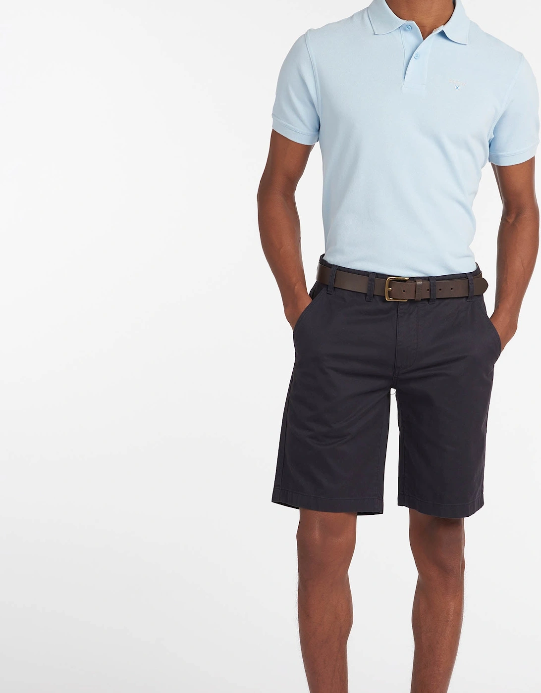 Mens Sports Polo Shirt - Sky