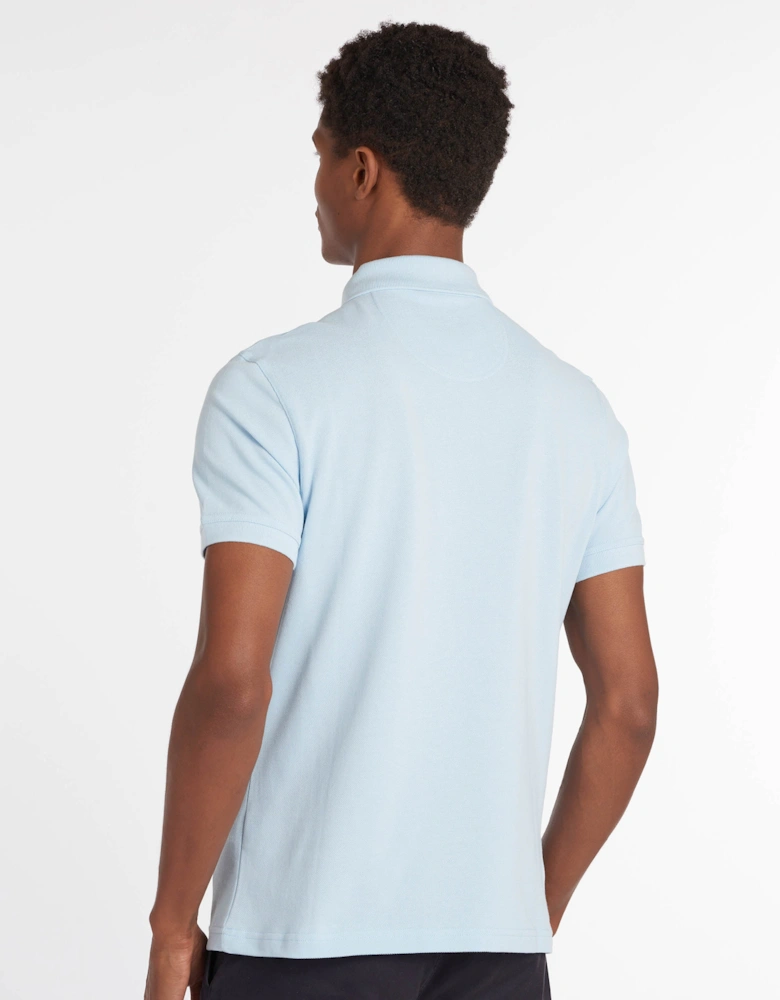 Mens Sports Polo Shirt - Sky