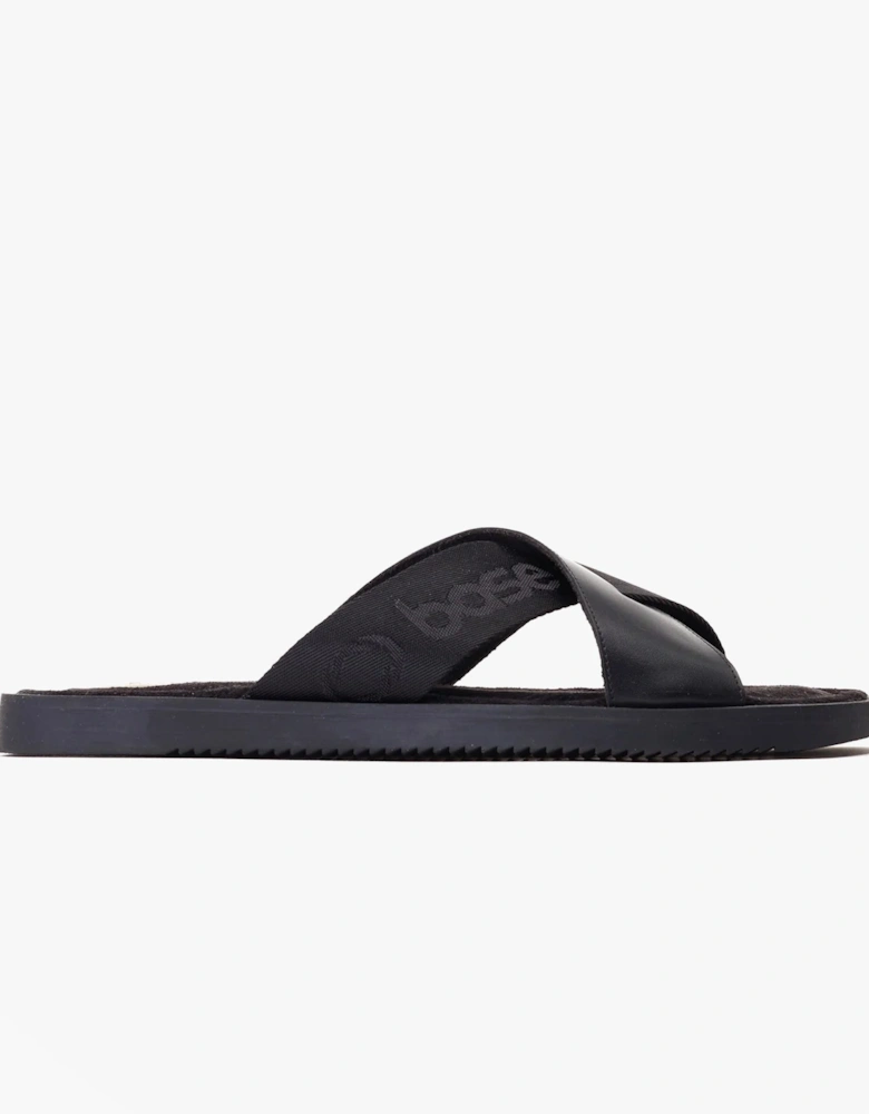 London WEBB Mens Sandals Black
