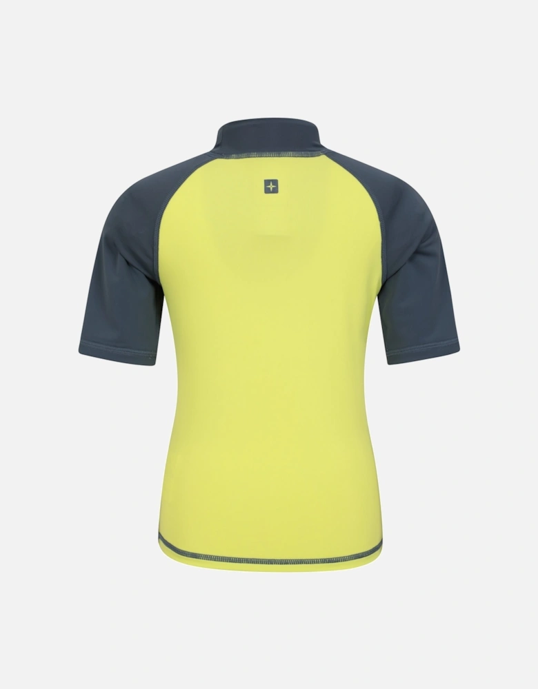 Childrens/Kids Sun Protective Short-Sleeved Swim Vest