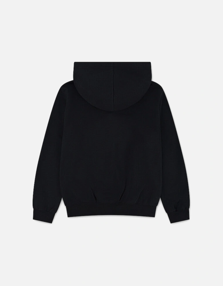 JORDAN BLACK BRIKLIN ZIP UP HOODED SWEATSHIRT 95F115