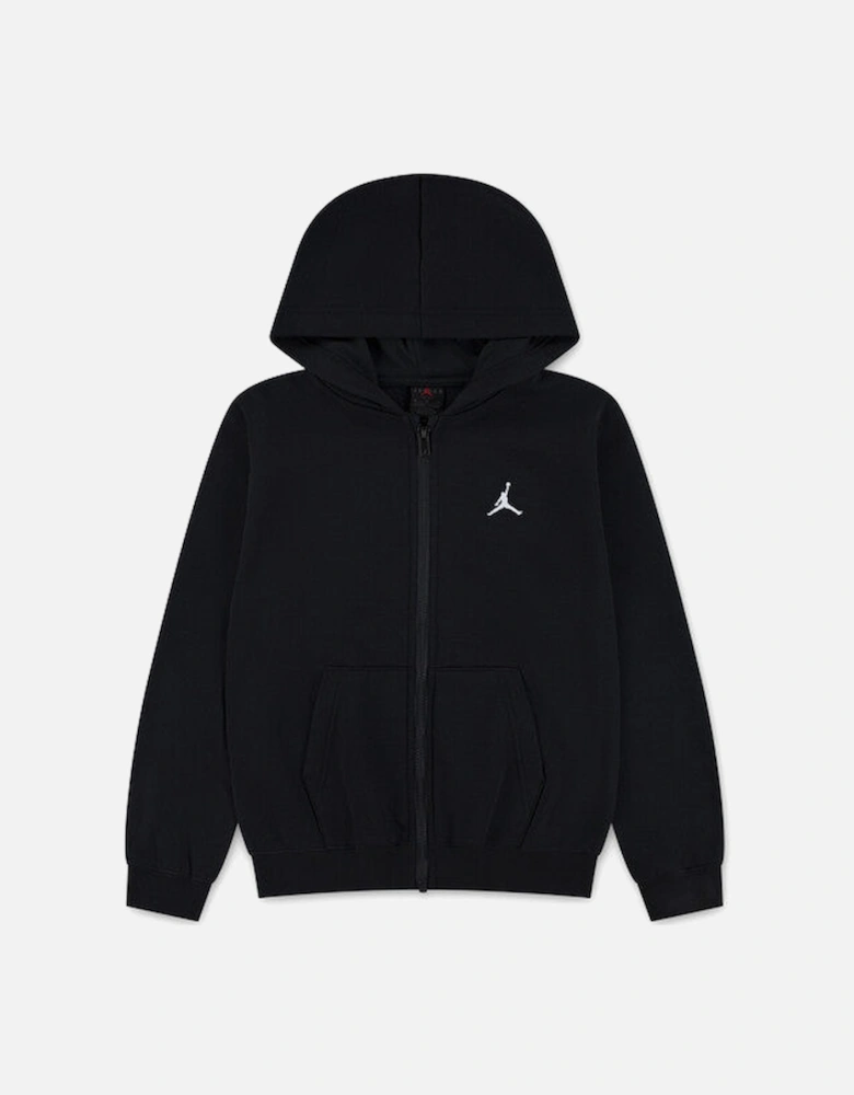 JORDAN BLACK BRIKLIN ZIP UP HOODED SWEATSHIRT 95F115