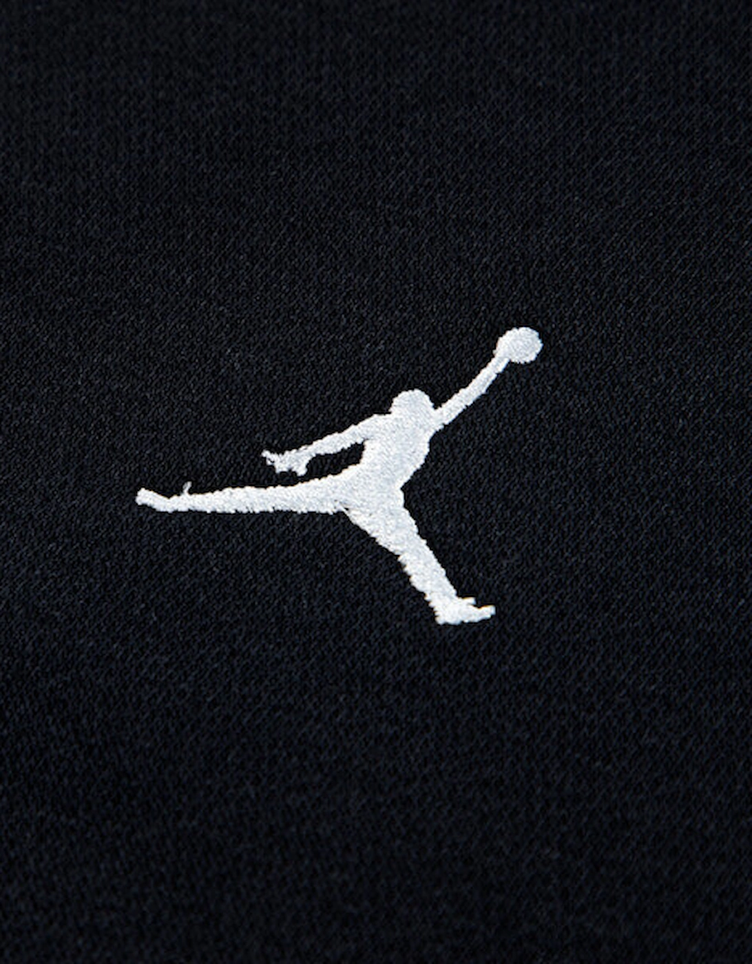 JORDAN BLACK BRIKLIN ZIP UP HOODED SWEATSHIRT 95F115