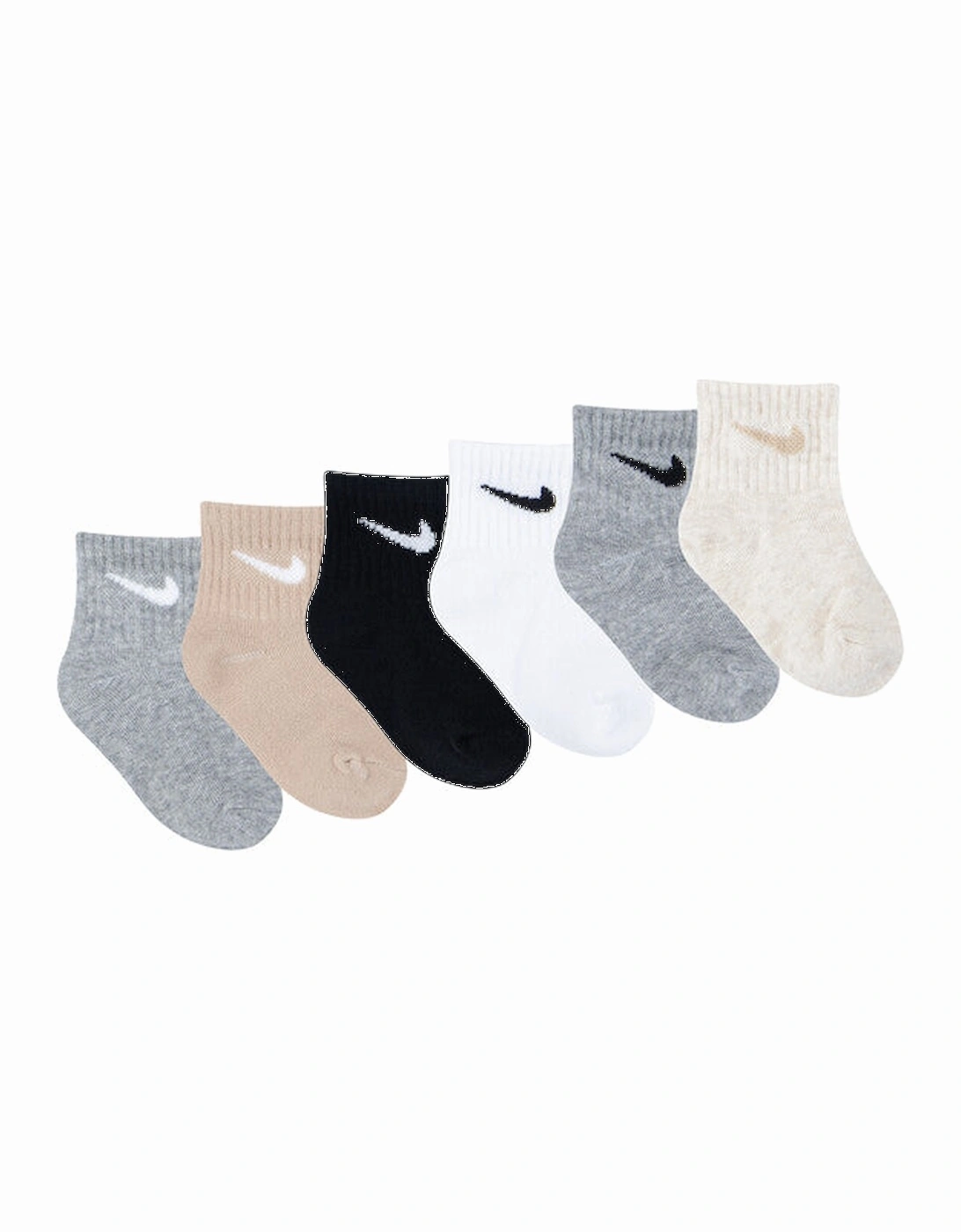 SWOOSH TODDLER 6PK SOCKS NN0641, 5 of 4