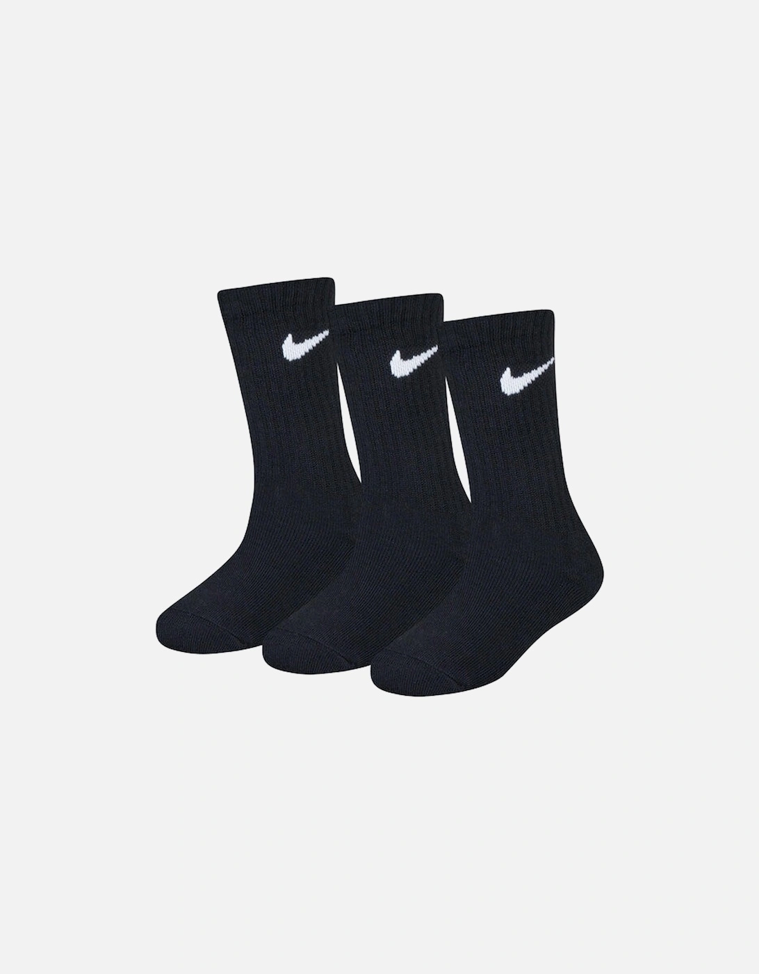 3PK BLACK CREW SOCKS RN0027, 5 of 4