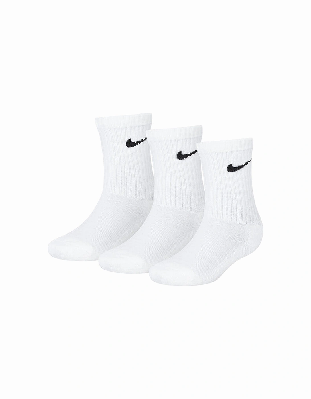 3PK CREW WHITE SOCKS RN0027, 4 of 3