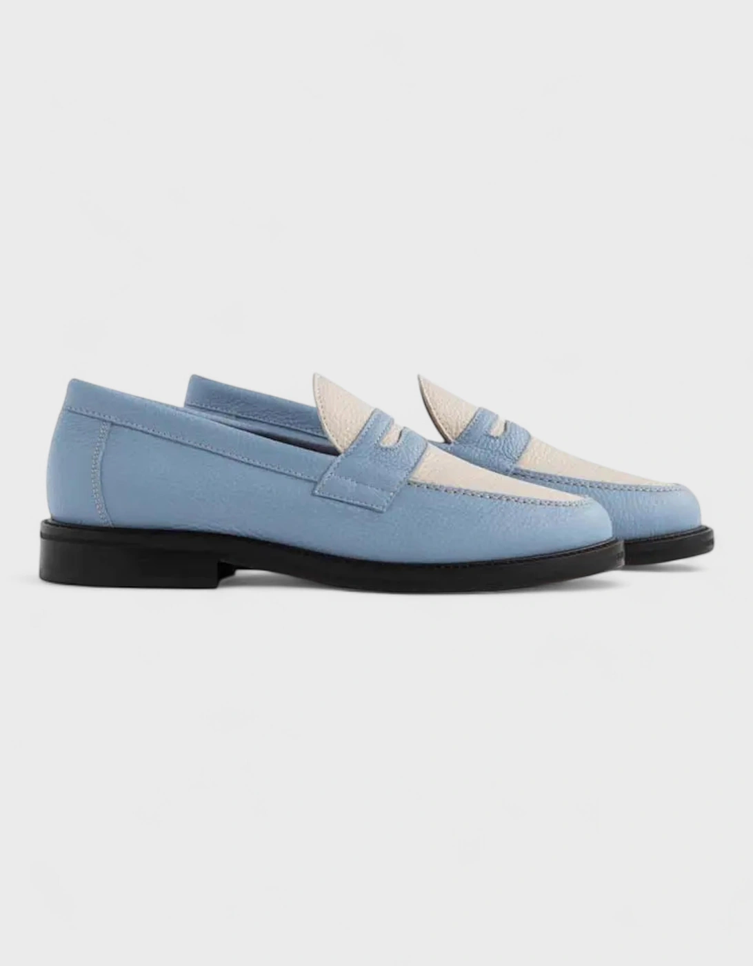 Men's Aimé Leon Dore Penny Loafers Lamb / Cornflower - Blue - Size: 6