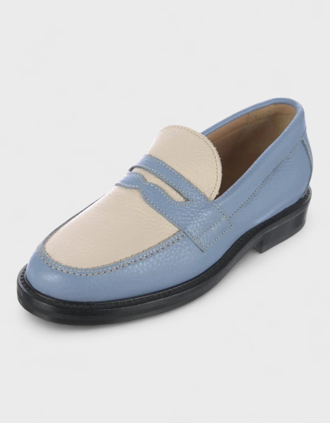Penny Loafers Lamb / Cornflower