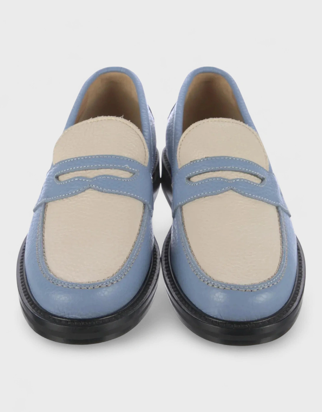 Penny Loafers Lamb / Cornflower