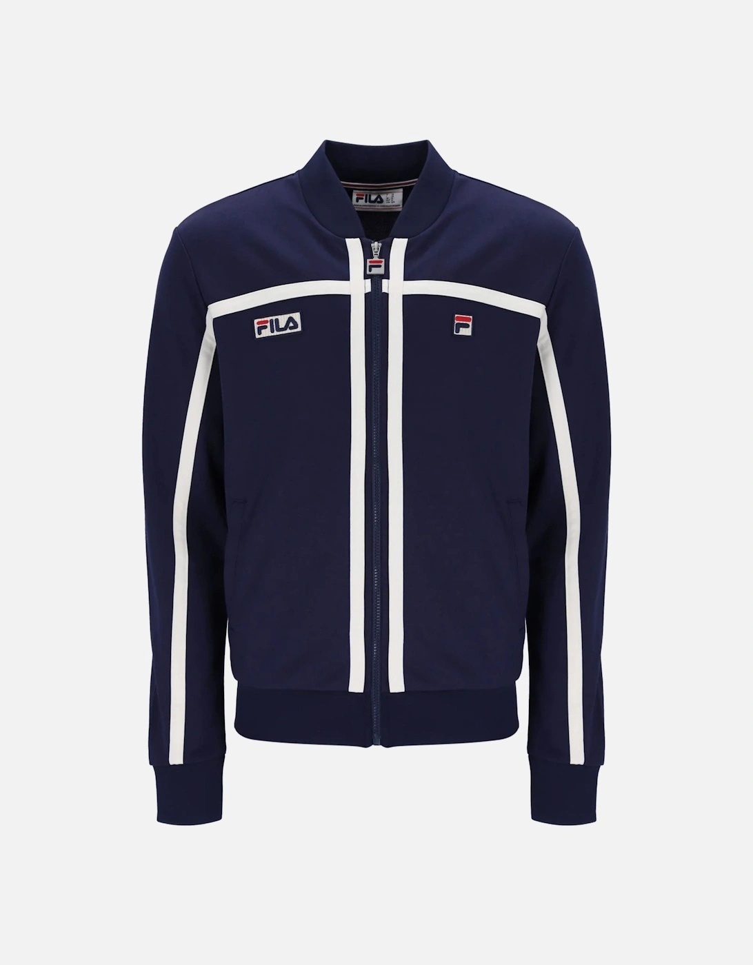 Men's Fila Vintage Emilio Track Jacket Fila Navy/Gardenia - Size: 38