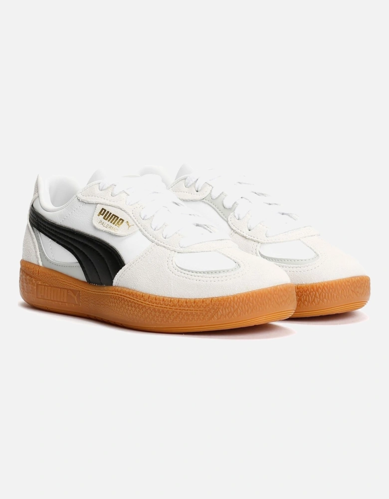 Palermo Moda Leather Women's Grey/Black Trainers