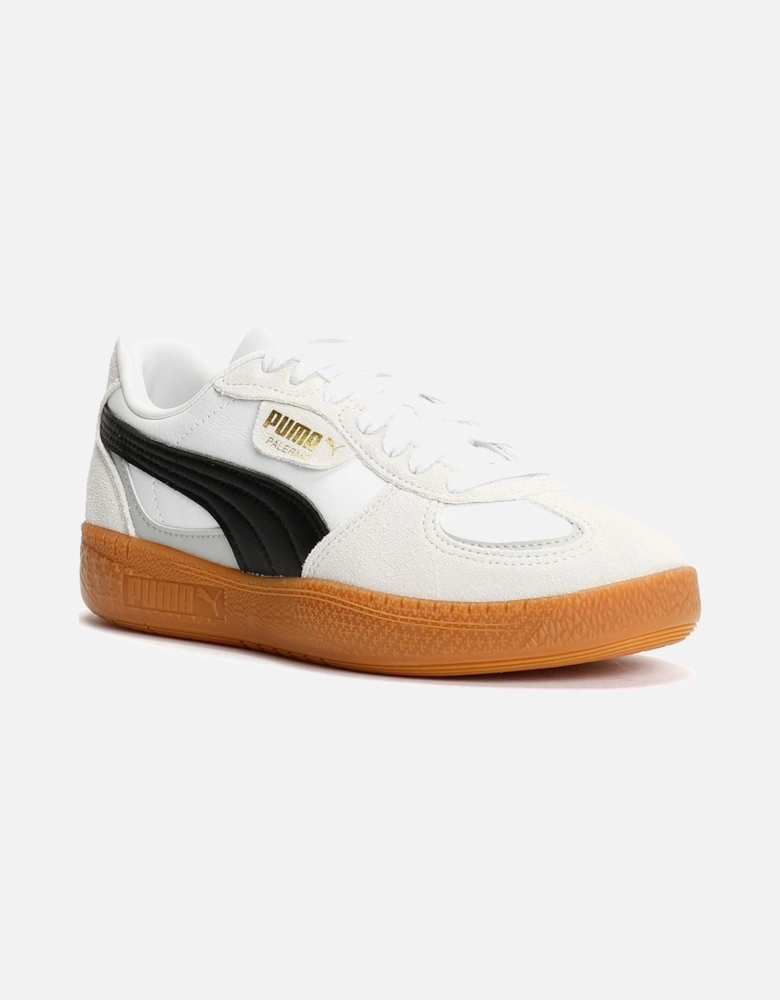 Palermo Moda Leather Women's Grey/Black Trainers