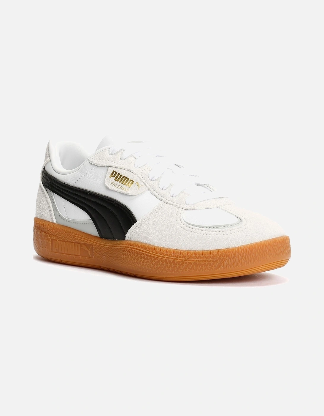 Palermo Moda Leather Women's Grey/Black Trainers