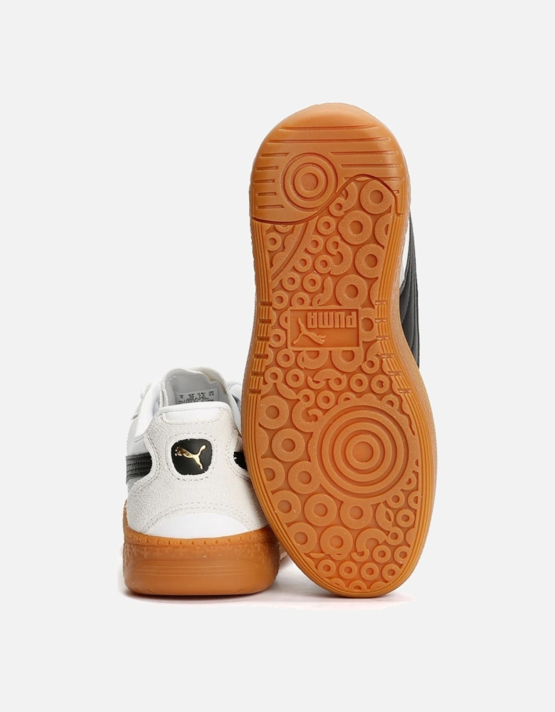 Palermo Moda Leather Women's Grey/Black Trainers