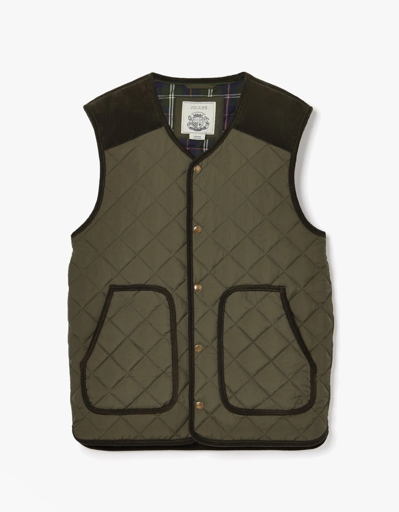 GIBSON Mens Gilet Green