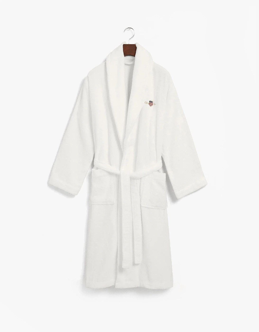 ARCHIVE SHIELD TERRY Bathrobe White, 3 of 2