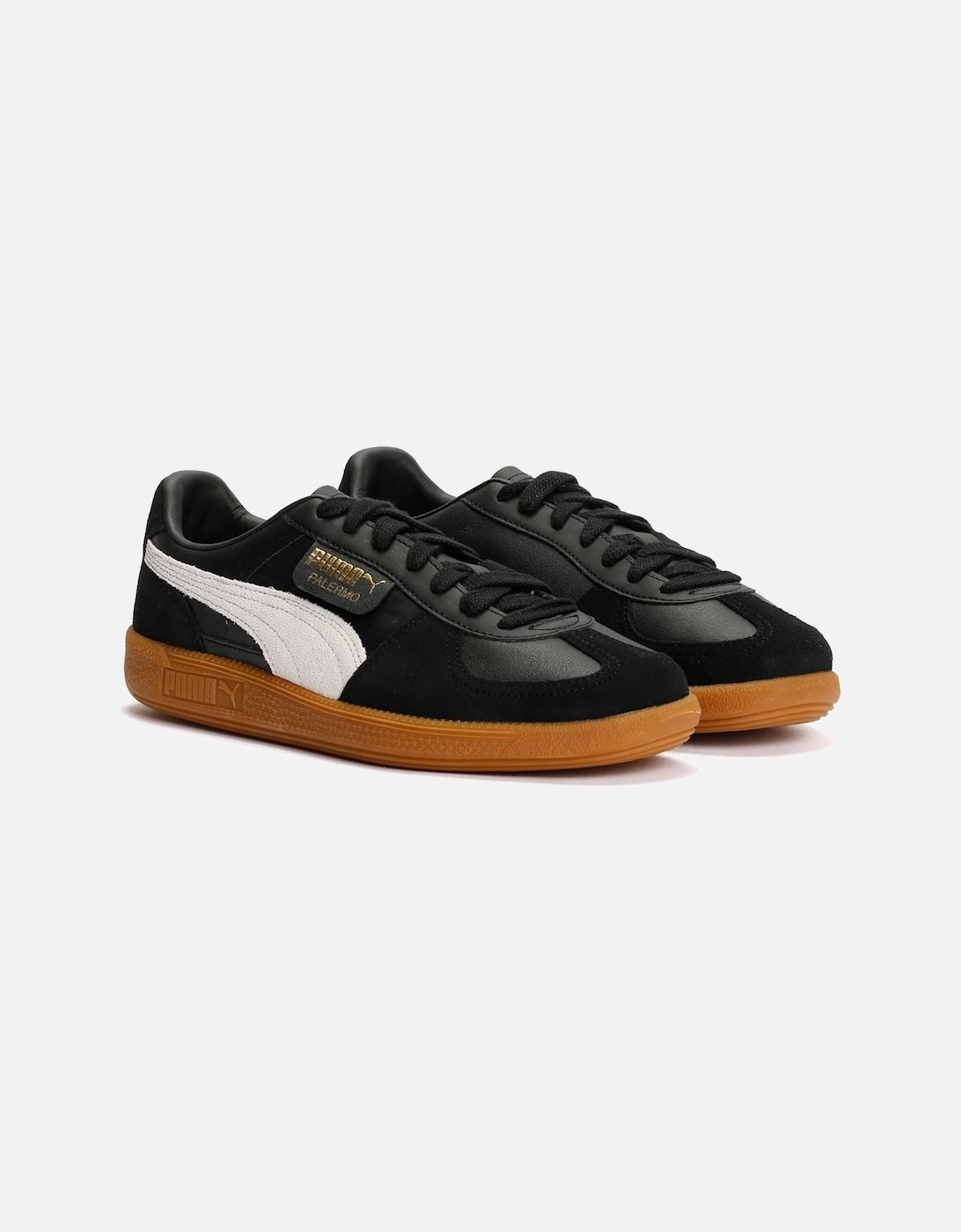 Palermo Leather Black Trainers, 9 of 8