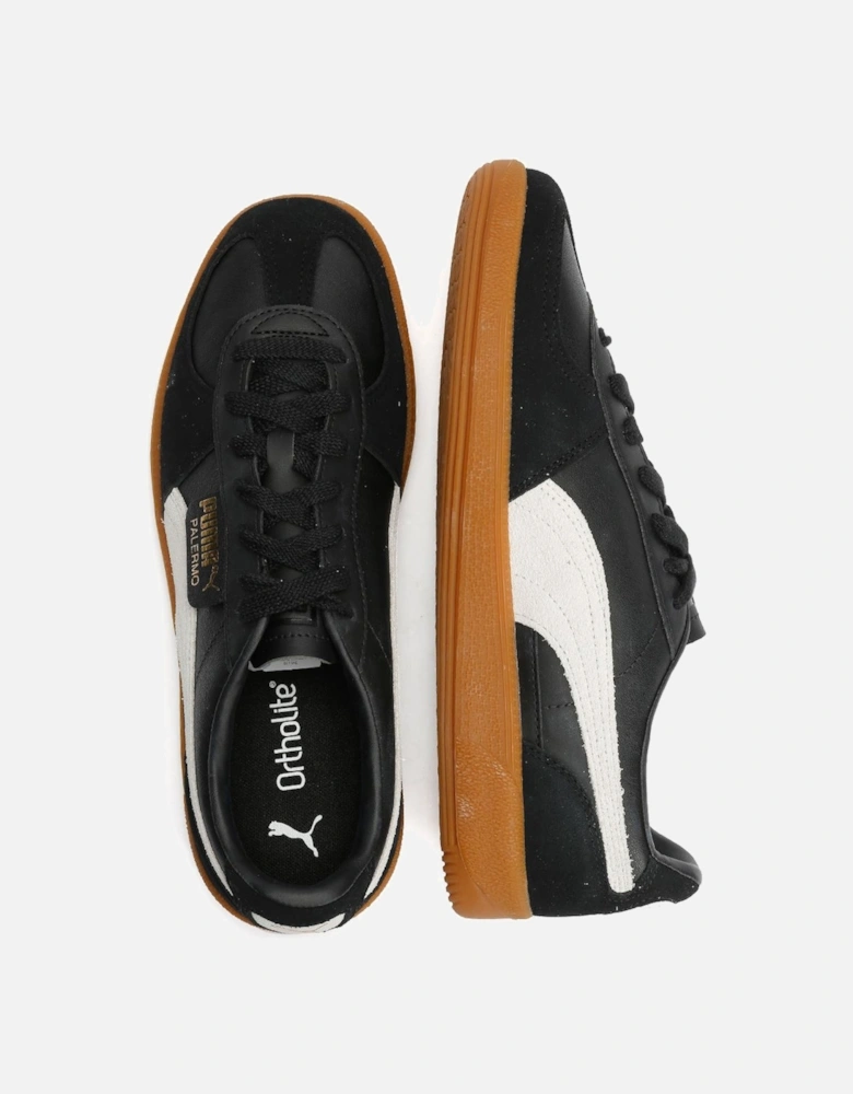 Palermo Leather Black Trainers