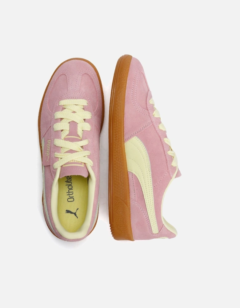 Palermo Suede Pink/Green Trainers