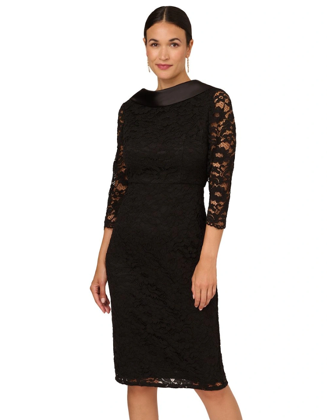 Roll Neck Sheath Dress, 2 of 1